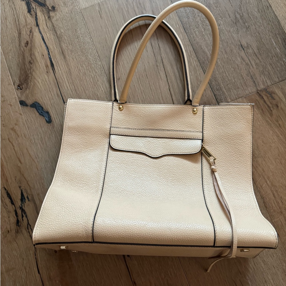Rebecca Minkoff cream tote